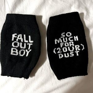 Fall Out Boy Fingerless Gloves - official VIP merch!